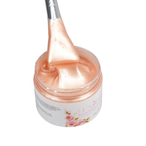 Facial Remove Blackhead 24K Gold Crystal Gel Clay Powder Rose Petal Face Peel Off Mask
