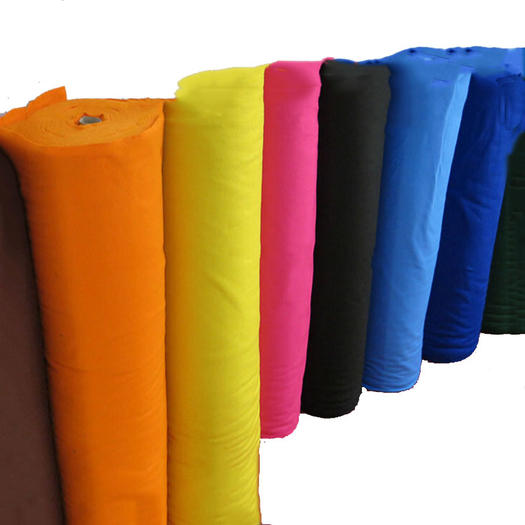 Оптовая продажа Китай Заводская розетка полиэстер Нетканые Мягкие войлочные ткани фетр лист рулонов