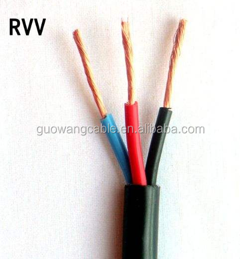 PVC Black RV 0.5mm² Single Core Multi Strand Wire High Power LED Power Cable