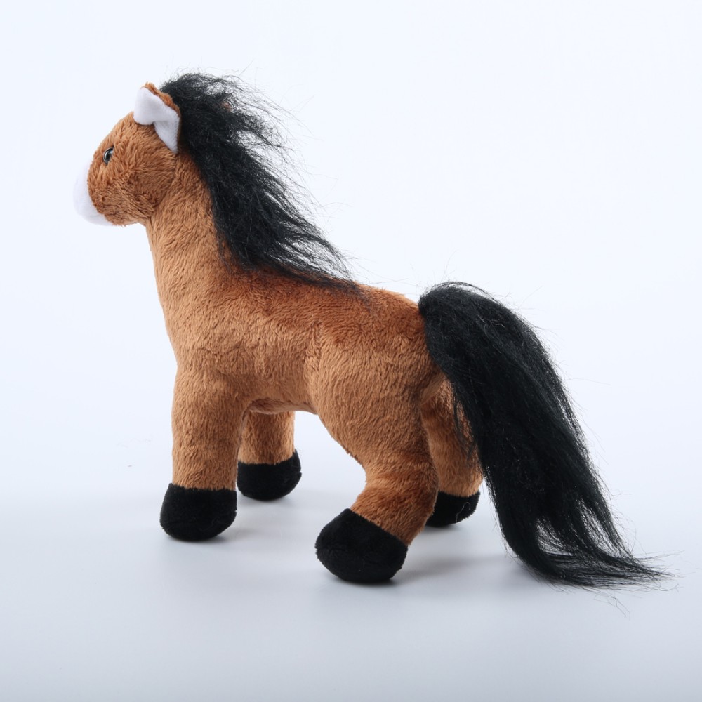 毛绒玩具马毛绒玩具玩具可爱马小马毛绒骑马