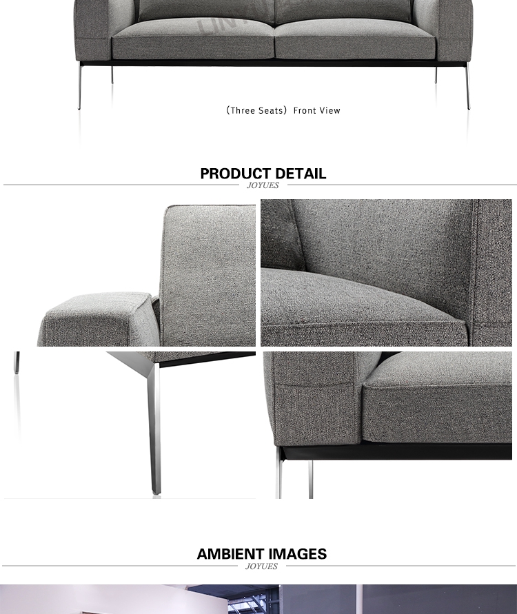 Funiture Sofa Living Room Sofa Set Grey for Home Modern Corner Sofa 5 Pcs Original Creative Modern Design American Style Fabric