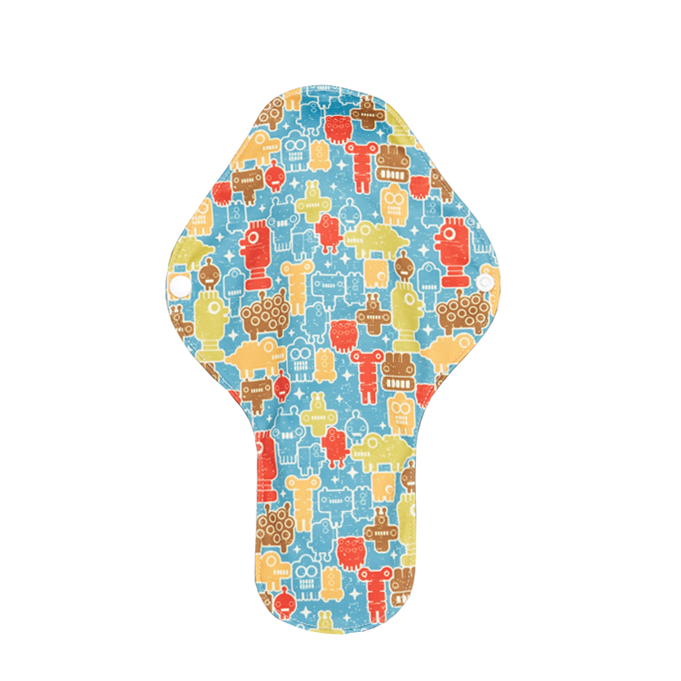 Оптовая продажа из Китая многоразовые менструальные прокладки Ткань менструальная прокладка