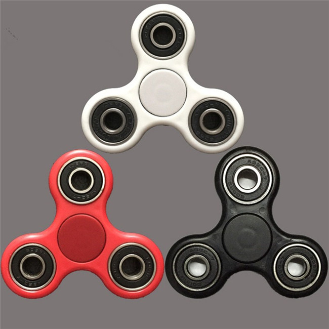 Colorful Plastic Hand Spinner with Metal Bearing - EDC Fidget Toy