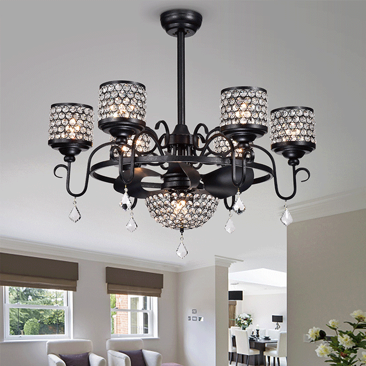 Remote Control Switch Type Metal Material  National  Ceiling Fan With Light