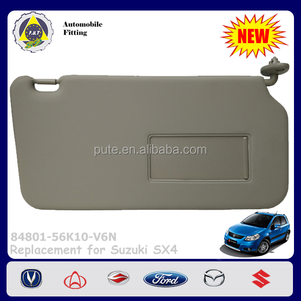 SUZUKI SAMURAI GYPSY SUN VISORS SUN SHADE GREY COLOR WITH MIRROR NEW BRAND