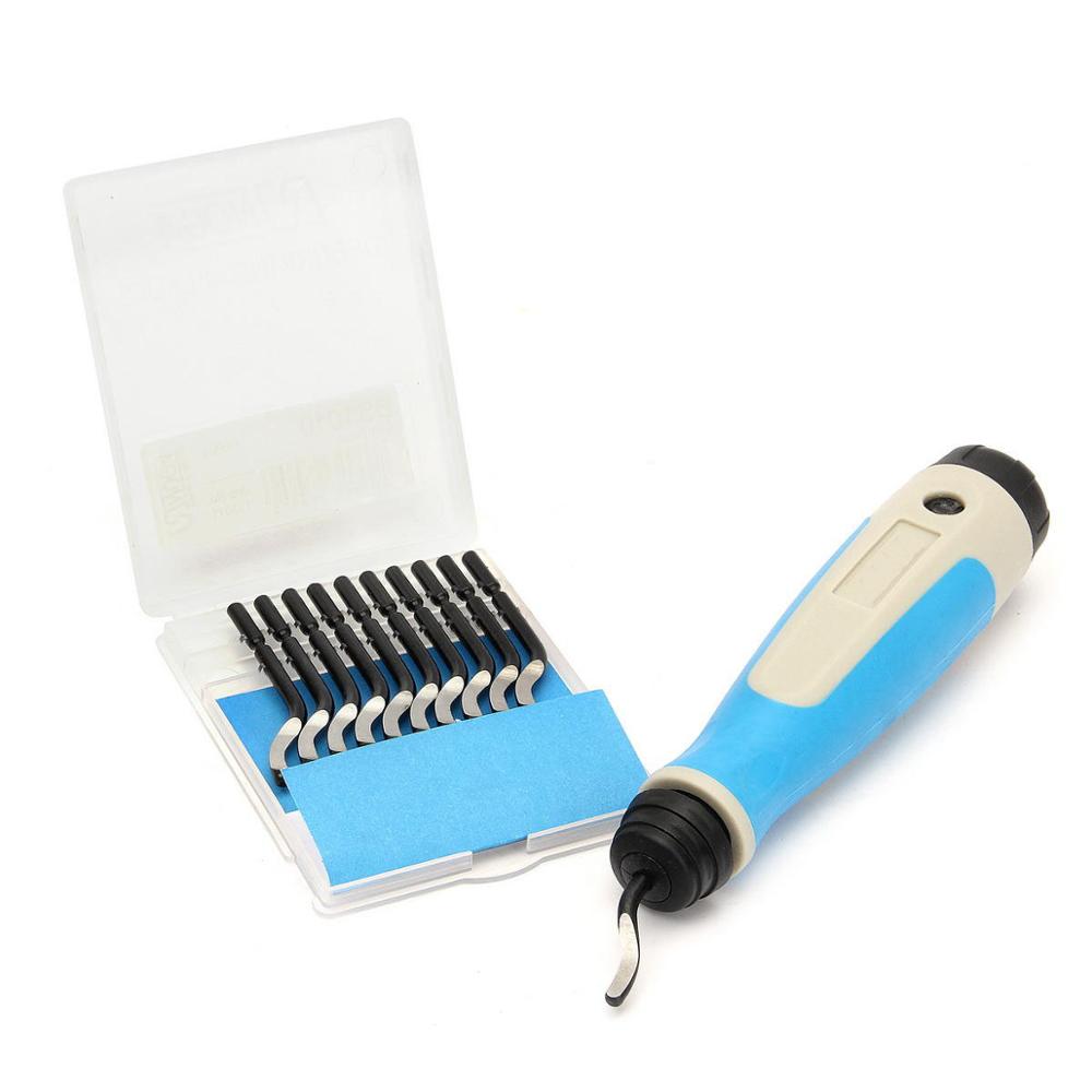 1pcs NOGA NB1100 Burr Handle With 10 Blades With BS1010 Deburring Tool 100/%