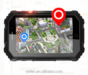 Custom Made Anti-drop Design IP68 Waterproof 7 inch 8000mAh Battery Optional Docking Car Holder Wins 10 Handheld GPS PDA