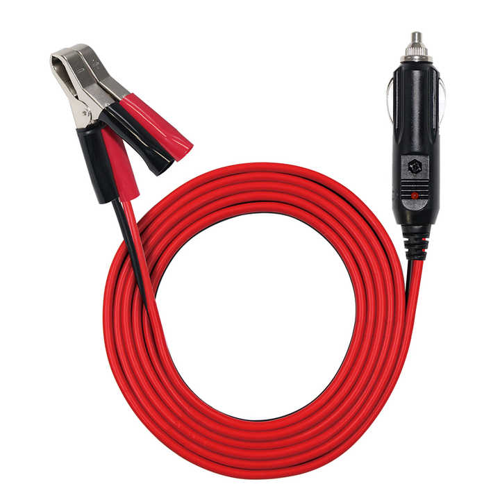 cigarette lighter battery jumper 12V Alligator Clip to Car Lighter Plug Adapter / Jump Starter Cable for RV  Truck ATV / Solar Battery Booster Harness