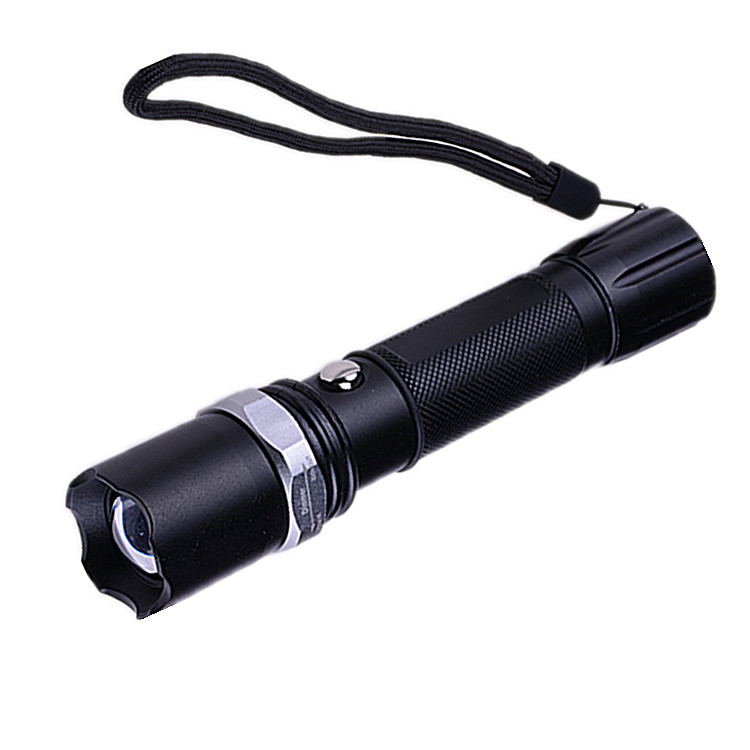 Алюминиевый металлический Перезаряжаемый USB фонарик 18650, светодиодный фонарик с фокусировкой на большие расстояния, полицейский светодиодный фонарик Swat
