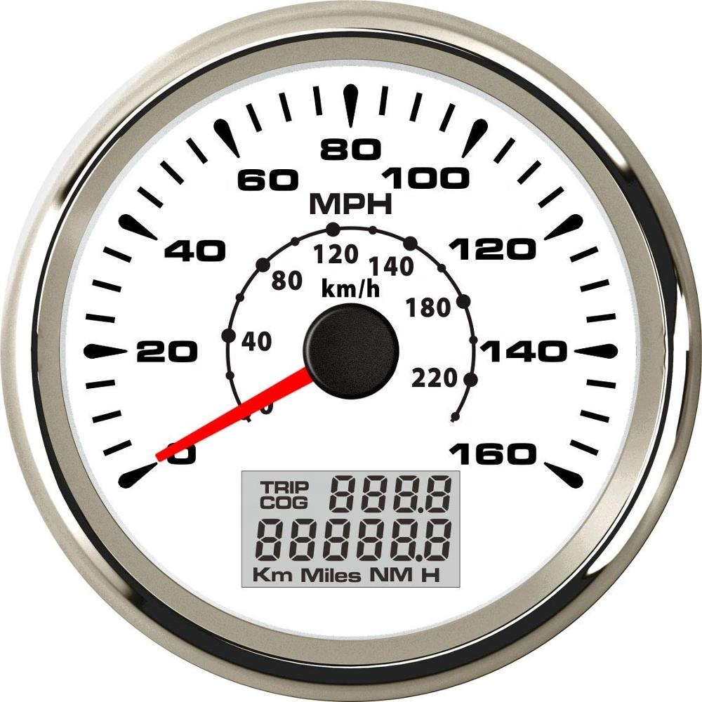 85mm GPS Speedometer Odometer 160MPH With Backlight for Car Motorcycle Truck EU