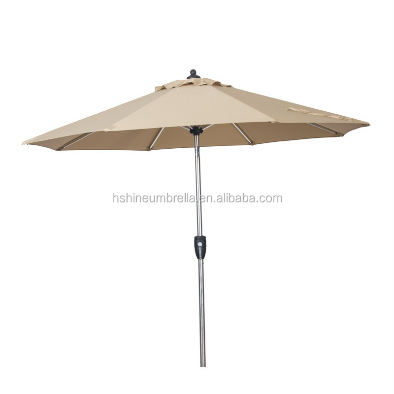 Hot Sale 9ft Aluminum Tilted Outdoor Parasol Sun Garden Patio Umbrella With Crank Buy Outdoor Patio Umbrella Sun Garden Umbrella Aluminum Outdoor Umbrella Product On Alibaba Com