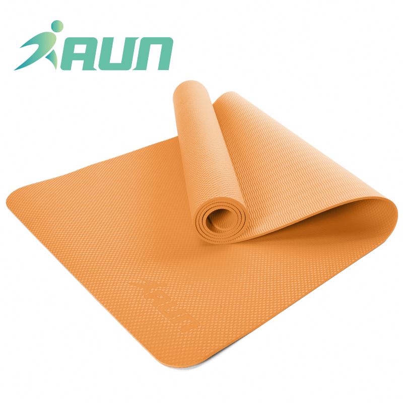 ТПЭ Йога матовая, фитнес матовая, Пользовательский логотип йогамат