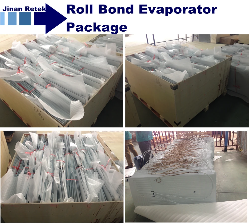 Refrigerator Component Shell And Tube Type Small Refrigeration Rollbond Evaporator