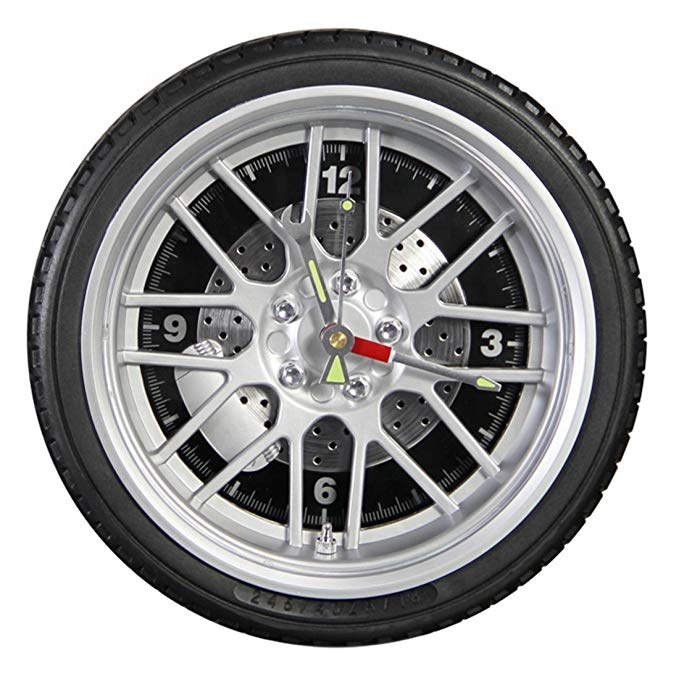 タイヤ型ウォールクロック 壁掛け時計 JT2318 時計 タイヤ型ウォールクロック 壁掛け時計 JT2318 時計 時計 タイヤ