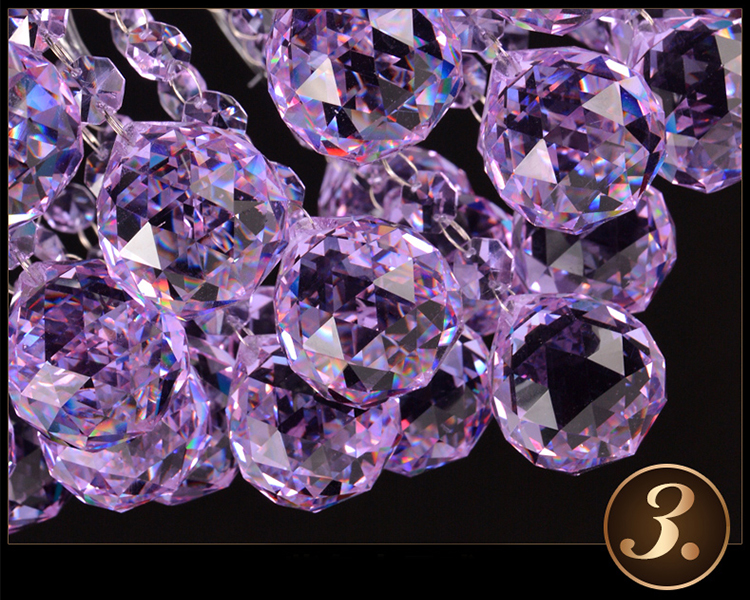 Sang trọng Crystal Chandelier Phòng khách Đèn vàng ánh sáng tế bào trong nhà Đèn pha lê mặt dây chuyền cho đèn chùm