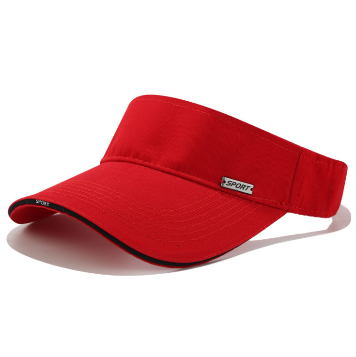 Модный простой солнцезащитный козырек с логотипом на заказ изогнутый козырек Солнцезащитная шляпа