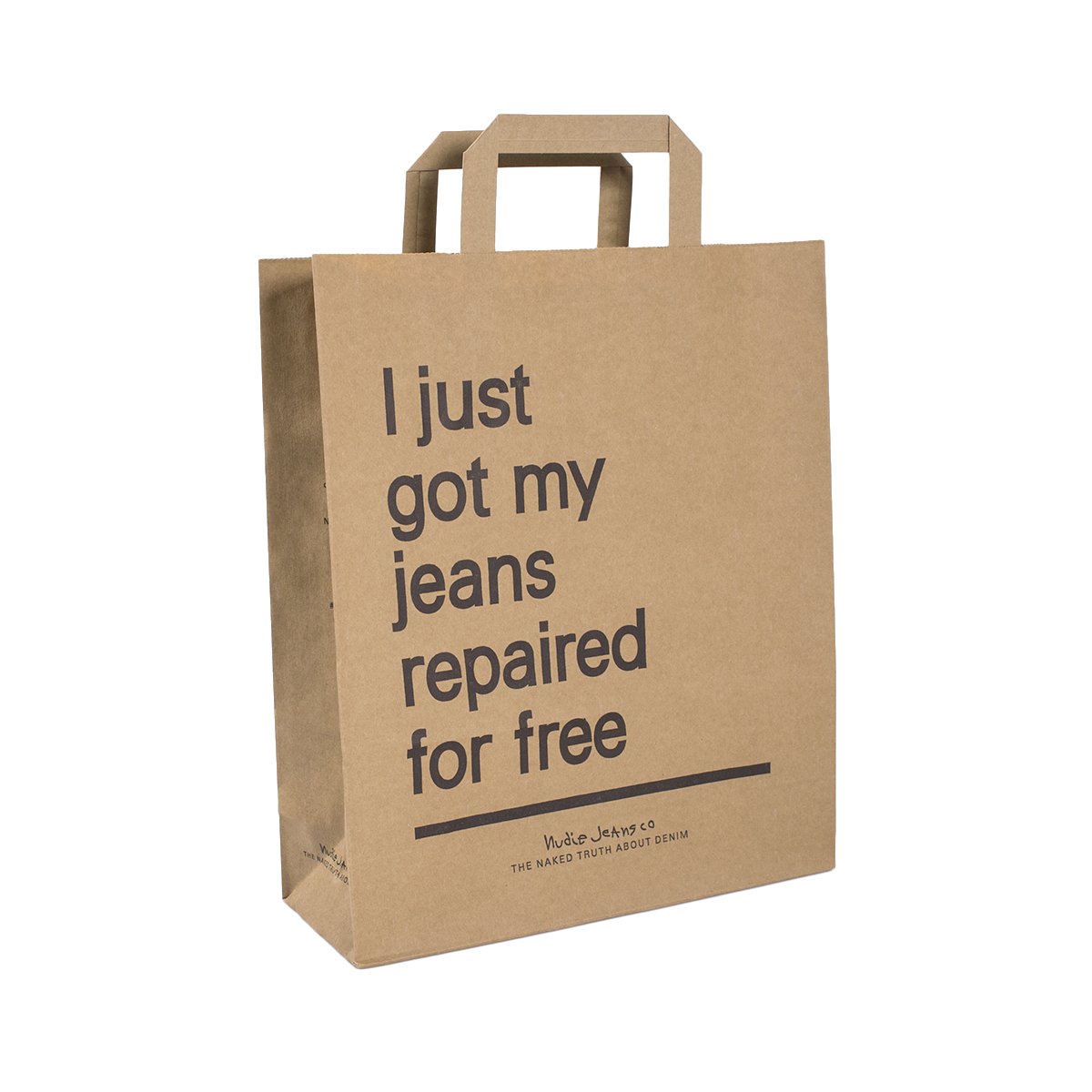 环保包装袋可回收定制彩色印刷棕色餐厅外卖快餐牛皮纸袋与标志