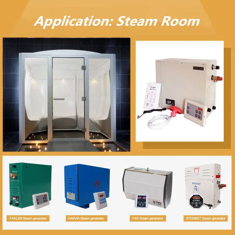 Sauna Steam Room Steam Bath Commercial Use 12kw Steam Generator