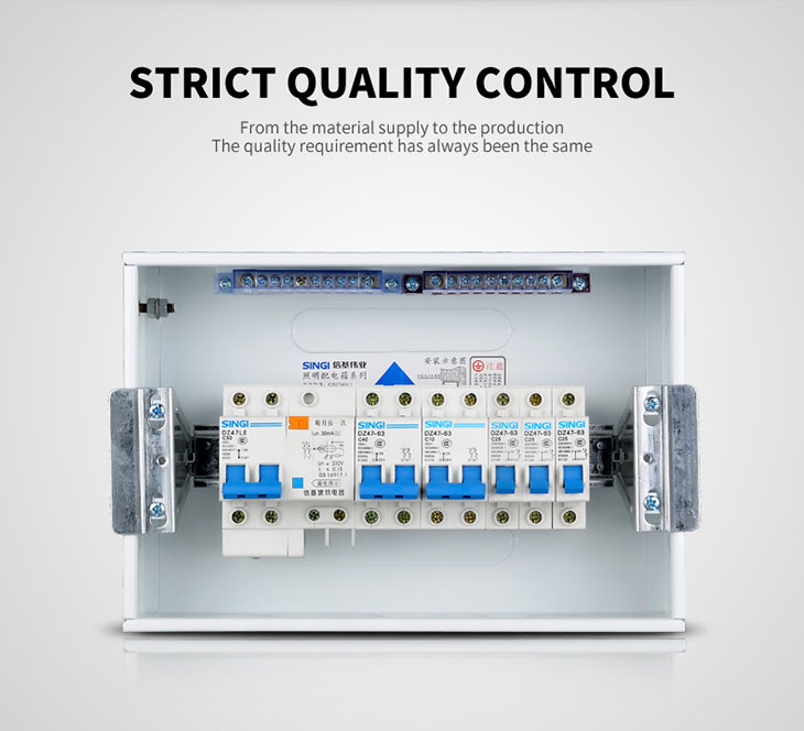 18 ways transparent flush mcb electrical distribution box Power Equipment