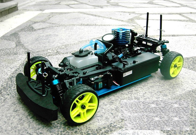 Carro RC HSP 94122 4WD 1/10 para Corridas, Controle Remoto e Drift