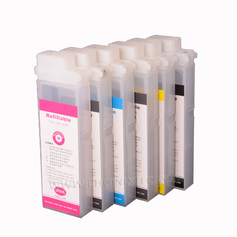 12 Empty Refillable ipf 6300 ipf 6400 ipf 6450 PFI-106 Ink cartridges ARC CHIP