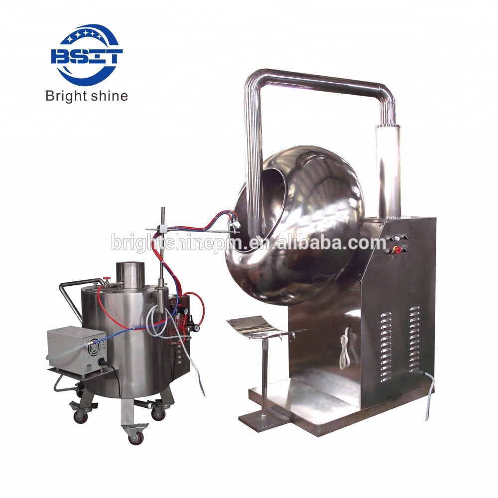 BY400/600/800/1000/1250 покрытия машина шоколад контакт продукта для SS316