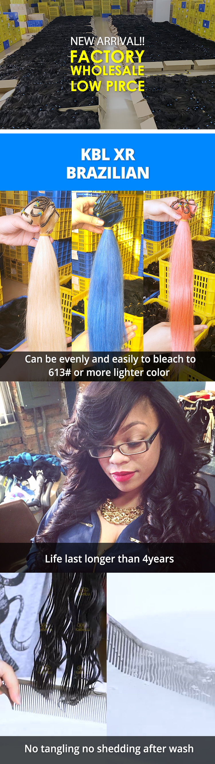 10inch to 50 Inch Kbl Hair Virgin Brazilian Hair Weft ,12a Virgin Unprocessed Brazilian Hair Weave ,kabeilu Raw Vietnamese Hair