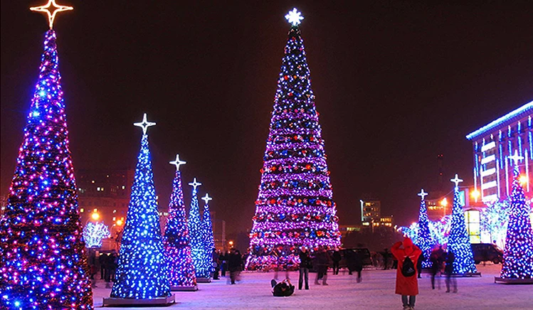 Event decoration government products giant lighting Christmas tree