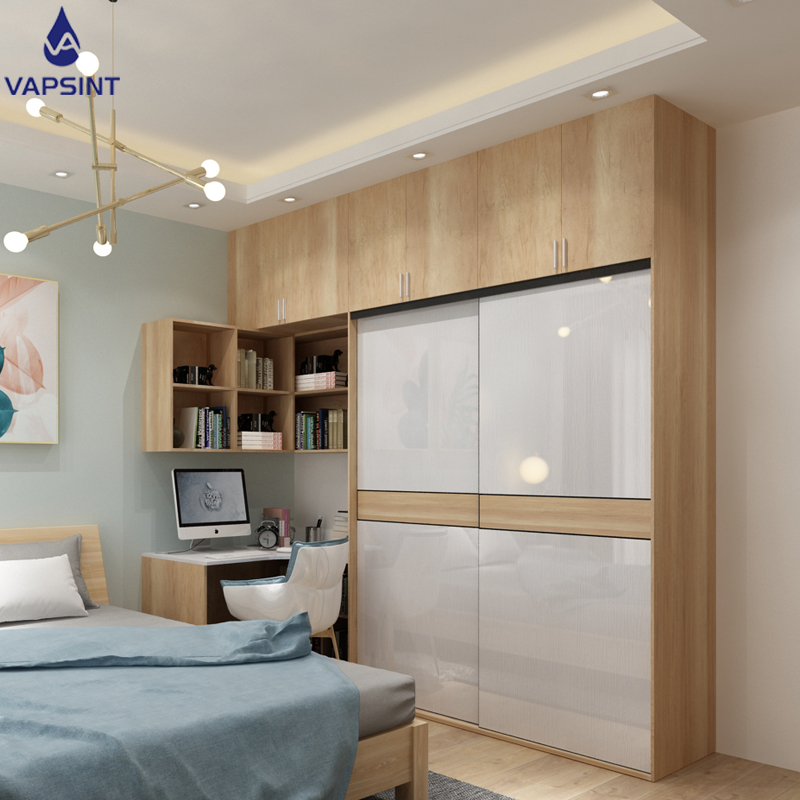 Wholesale custom modern bedroom furniture with sliding door