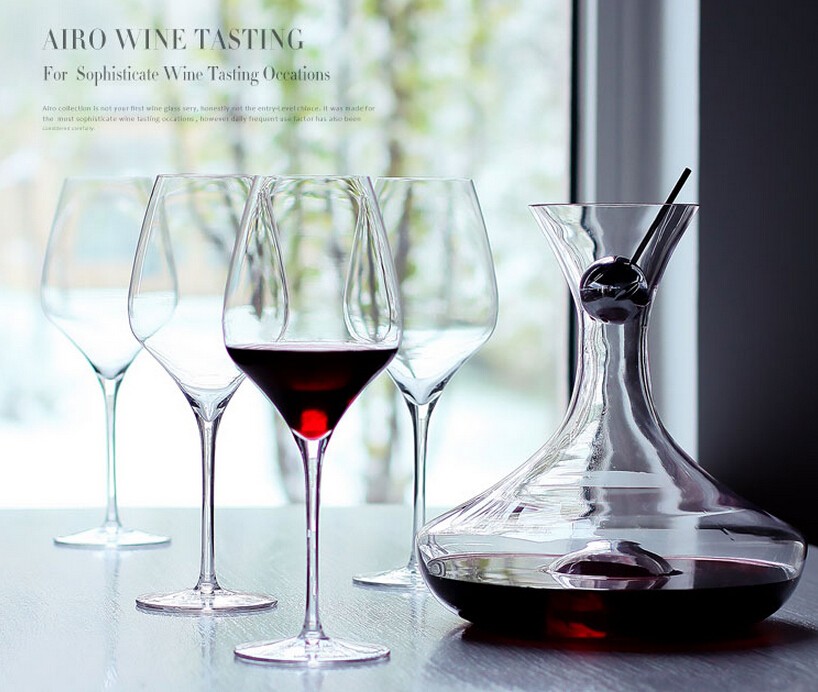 Lead free crystal giant wine glass cup