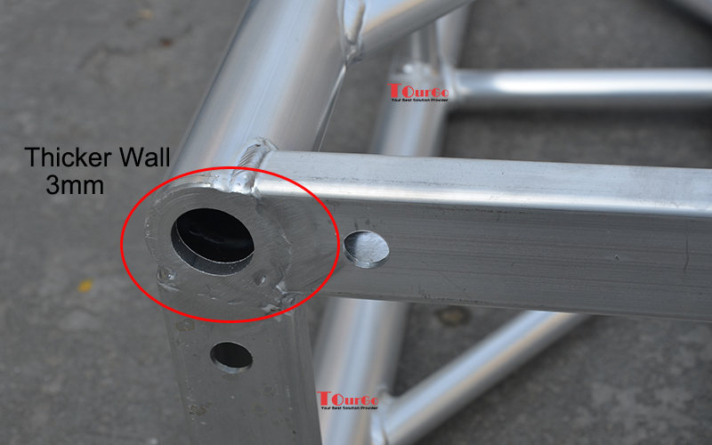 TourGo 12 inch Bolt Aluminum Square Screw Truss for Sale