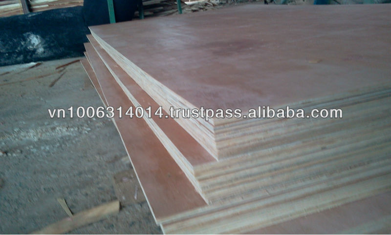 Commercial Plywood mainly 8/8.5/11/11.5mm thickness mixed wood core exporting to Malaysia market