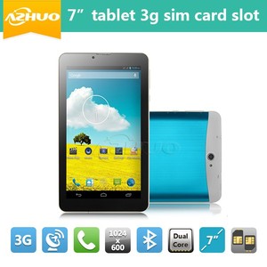 Cheapest 7 inch tablet pc 3g sim card slot MTK7731 quad core android 6.0