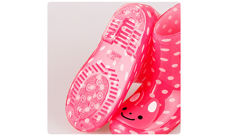 Cute Children Outdoor Rain Boots PVC Rubber Water Proof Shoes Boots For Kids