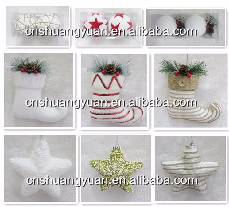 Hot sale Christmas Ball/Christmas Snow Ball/Christmas Foam Ball In China