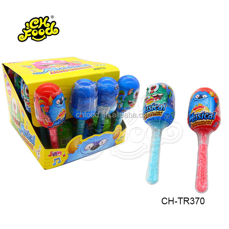 Halal Pizza Shape fluorescent Lollipop With Glow Stick