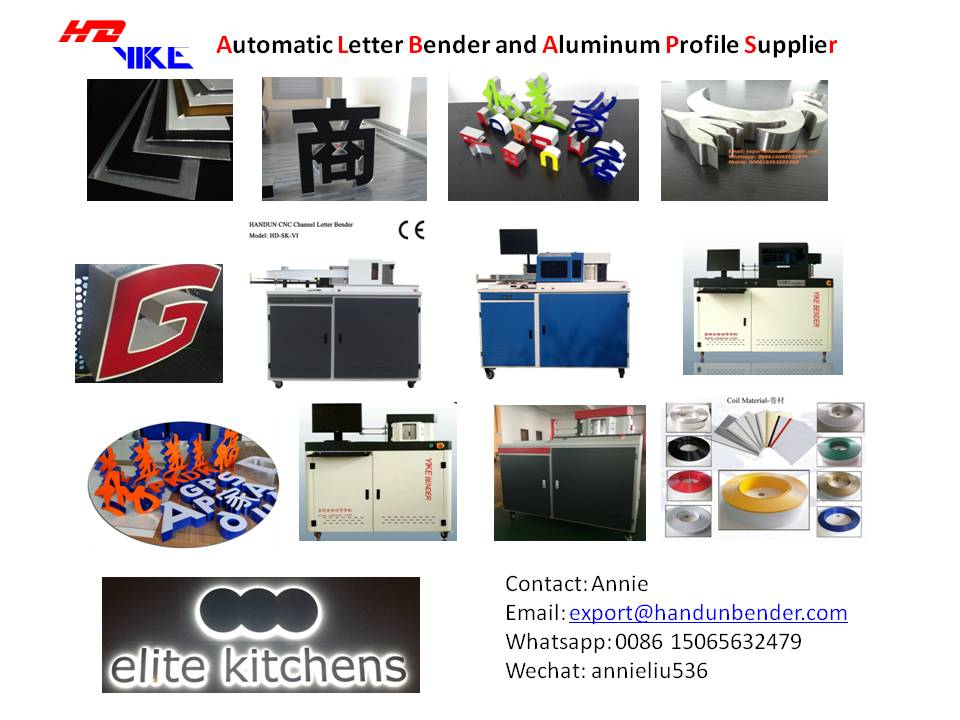 CNC channel letter bending machine, LED sign letter making machine Bender machine for aluminum letter