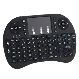 Black Wireless Mini Ultra Slim Keyboard and Mouse for Panasonic Smart TV TX-TX-L42ETW60 L32EW6 TX-TX-L47ETW50 50ASW604