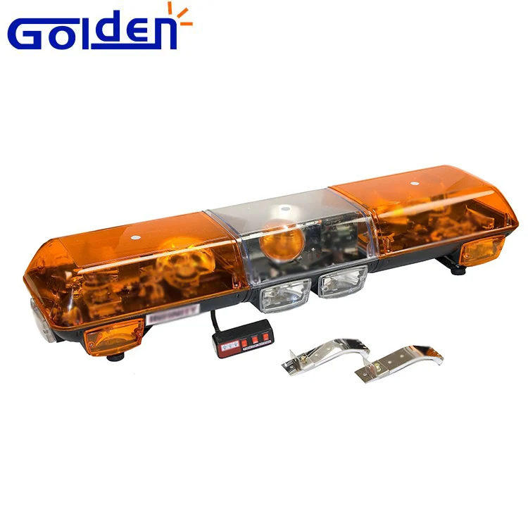 Высокая мощность галогенной грузовик, устанавливаемый на крыше автомобиля Янтарный предупредительный дорожный знак Строб маяк вращающийся свет бар