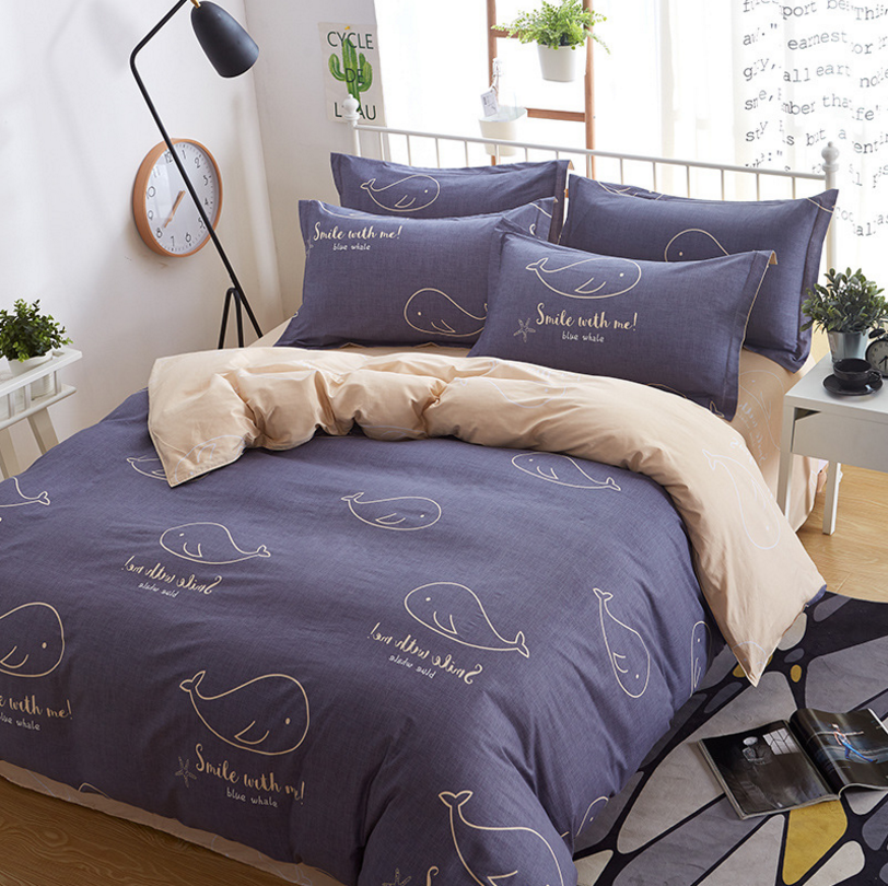 baby cot comforter, Pet design 100% Cotton printed snoopy bedding set Duvet Cover with soft pillows
