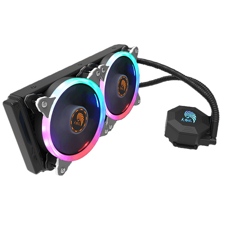 Низкая цена, вентилятор водяного охладителя для процессора ПК