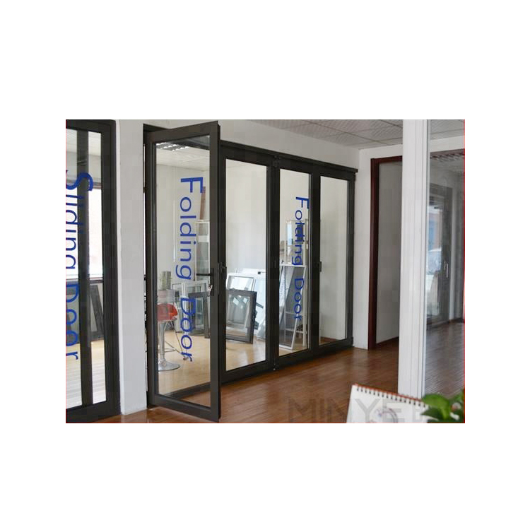 Aluminium metal fire nominale glazen deur en bifold deur