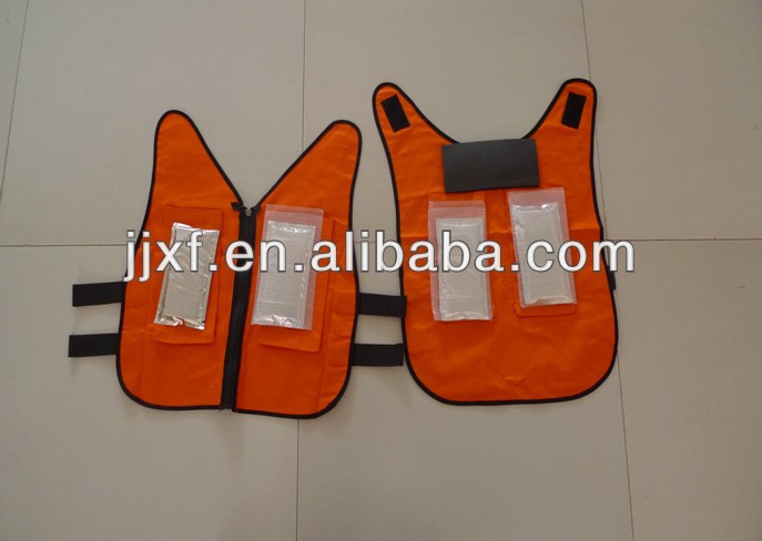 Orange Fire Cooling Vest