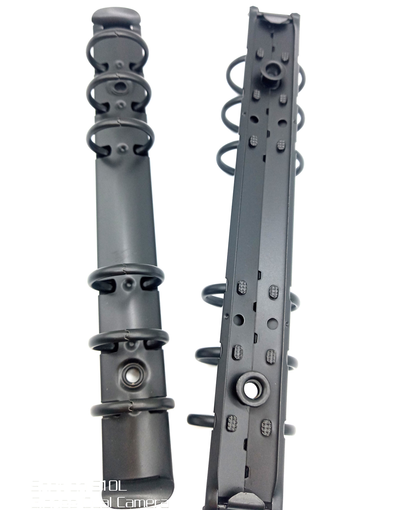 Черное кольцо A5 A6 A7 B4 B5, размер 6, модная Высококачественная Металлическая черная кольцевая папка