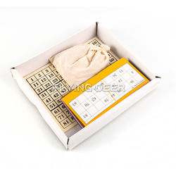 Wooden Table Top Game Intellect Bingo Chess Game Customize Bingo Chip