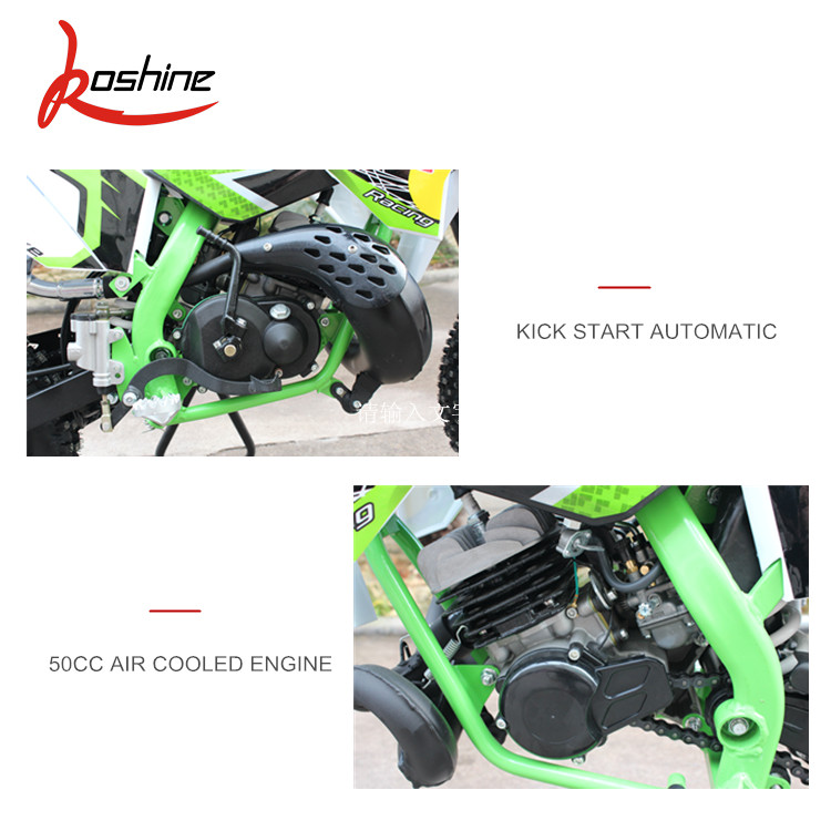 New Model SN-GS396 50CC Kids Gas Power Mini Moto Cross Dirt Bike