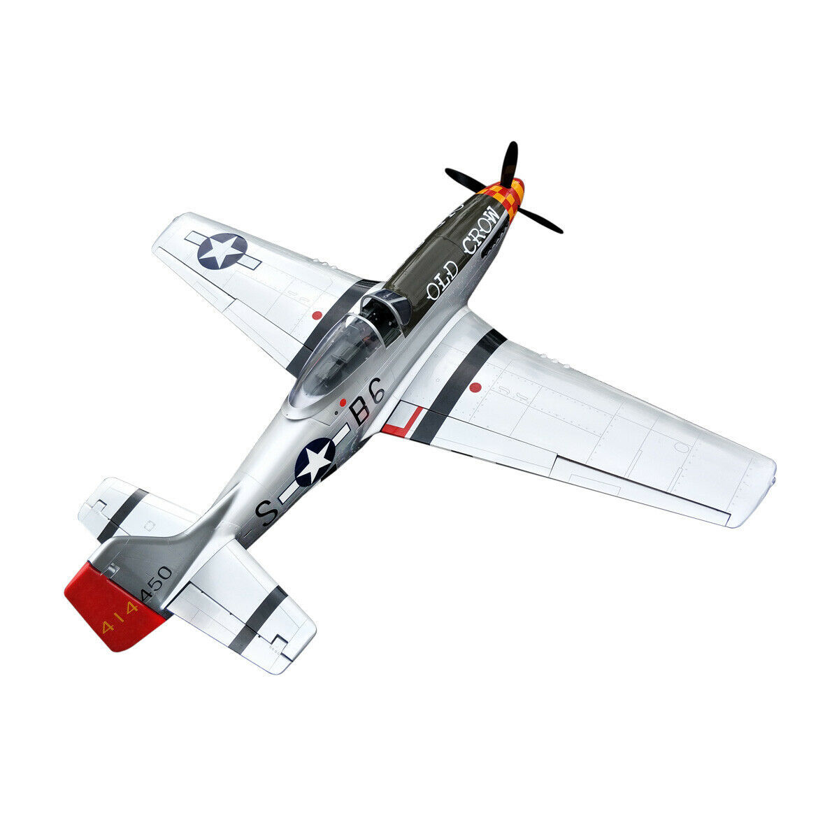 upgrate 2019 p-51 mustang 96 "v2 100cc 气体发动机 rc 飞机模型