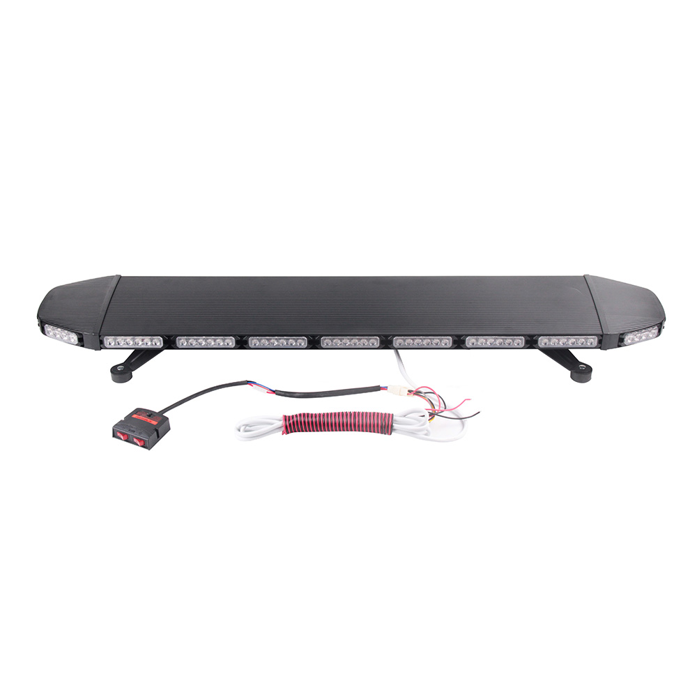 LED-780D-7 высокой мощности полиция чрезвычайных светодиодный свет бар 12-30 светодиодный свет бар 324 Вт цвет: желтый, белый автомобиль Грузовик аварийного