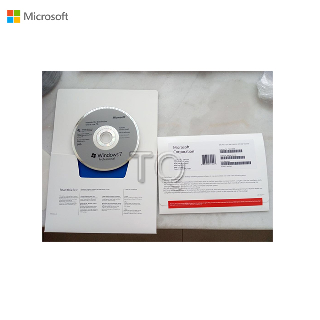 Atacado windows 7 professional win 7 pro oem pacote completo versão em inglês dhl frete grátis