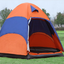 Portable Tent Waterproof for Outdoor Sports Camping Hiking Travel Beach with Zippered Door and Carrying Bag in Gray
